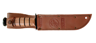 Picture of Replacement Sheath: Brown Leather, Short KA-BAR® USMC