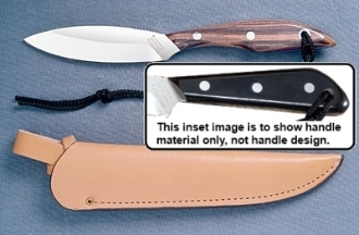 Picture of Grohmann M1C - #1 | Micarta | Carbon Steel | Open Leather Sheath