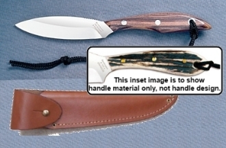 Picture of Grohmann H1SA - #1 | Stag Horn | Stainless Steel | Overlap Sheath