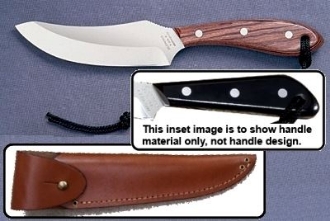 Picture of Grohmann M100SA - #100 | Micarta | Stainless Steel | Overlap Leather Sheath