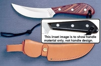 Picture of Grohmann M101C - #101 | Micarta | Carbon Steel | Regular Button Tab Leather Sheath