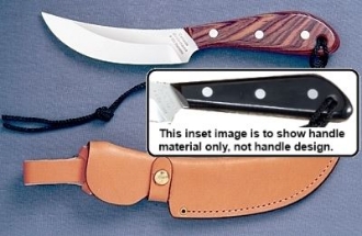 Picture of Grohmann M101S - #101 | Micarta | Stainless Steel | Regular Button Tab Leather Sheath
