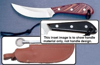 Picture of Grohmann M101SS - #101 | Micarta | Stainless Steel | Leather Sheath with Sharpening Steel