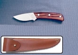 Picture of Grohmann M104SFA - #104 | Rosewood | Stainless Steel | Overlap Leather Sheath