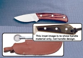 Picture of Grohmann X104FS - #104 | Xtra Water Resistant Resinwood | Stainless Steel | Leather Sheath with Pouch with Sharpening Steel