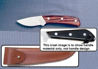 Picture of Grohmann M104SFA - #104 | Micarta | Stainless Steel | Overlap Leather Sheath