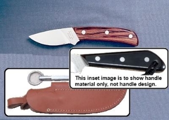 Picture of Grohmann M104SFS - #104 | Micarta | Stainless Steel | Leather Sheath with Pouch with Sharpening Steel