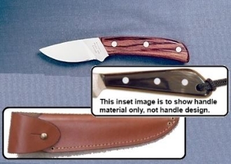 Picture of Grohmann W104SFA - #104 | Water Buffalo Horn | Stainless Steel | Overlap Leather Sheath