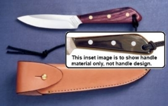 Picture of Grohmann W3CA - #3 | Water Buffalo Horn | Carbon Steel | Overlap Leather Sheath