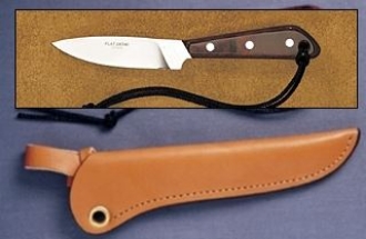 Picture of Grohmann X3SF - #3 | Resinwood | Stainless Steel | Regular Open Leather Sheath