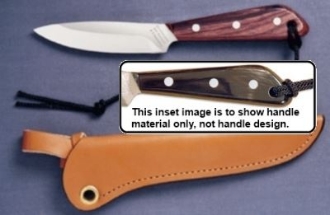 Picture of Grohmann W3S - #3 | Water Buffalo Horn | Stainless Steel | Regular Open Leather Sheath