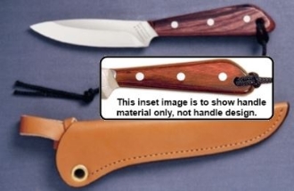 Picture of Grohmann X3S - #3 | Resinwood | Stainless Steel | Regular Open Leather Sheath