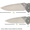 Picture of EXCELSA Large Framelock Folding Knife (D2 blade, Titanium handle)