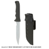 Picture of Medium Short Clip Point Fixed Blade Knife (Plain Edge)