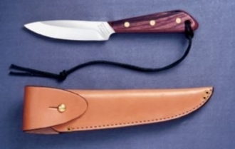 Picture of Grohmann R3CA- #3 | Rosewood | Carbon Steel | Overlap Leather Sheath