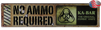 Picture of Zombie® No Ammo Required Sign
